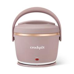 Crock-pot Crockpot 20oz. Lunch Crock Food Warmer Plastic/Metal in Indigo | 13.5 H x 6.93 W x 13.58 D in | Wayfair 2178593