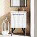 Swiss Madison Annecy 24" Single Bathroom Vanity Set Ceramic in White | Wayfair SM-BV250W