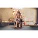 Bungalow Rose 11"H Indian Warrior w/ Eagle Native American Figurine Unique Gifts Resin in Brown/Gray | 11 H x 5.5 W x 4.75 D in | Wayfair