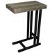 17 Stories Osmar End Table Wood in Black/Brown/Gray | 24 H x 9.75 W x 17 D in | Wayfair BFF52C2DA428482B8C906188A623CA1B