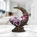 Trinx 8.25"H LED Purple Dragon Laying on Moon Figurine Unique Gifts Resin | 13 H x 6 W x 4.5 D in | Wayfair 478026996F464ACBBC2507C6534B807E