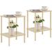 Latitude Run® Guaymas End Table Set Wood in Brown | 20.4 H x 15.7 W x 11.8 D in | Wayfair D5FA51DA86574F578B142EB165B840A1