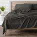 Bare Home Solid Sheet Set Flannel/Cotton in Gray | King | Wayfair 812228035005