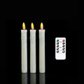 Bougie décorative LED télécommandée à piles électronique sans flamme mariage ci-après les avec