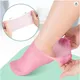 Chaussettes en gel hydratant anti-Contation en silicone soins des pieds fréquence fissurée