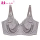 Mierside – soutien-gorge à pois pour femmes Lingerie grande taille gris/noir/marron