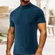 T-shirt de sport mince et chic évac80-l'humidité maillot de football chemise de fitness t-shirt