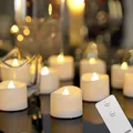 Bougie LED scintillante sans flamme bougie chauffe-plat ciaprès bougie de simulation mariage