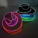 Chapeau de Jazz Lumineux Clignotant EL Wire Unisexe Robe de Barrage brev ix Spectacle sur