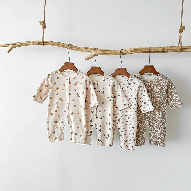 MILANCEL-Pyjama gaufré pour bébé, vêtements d