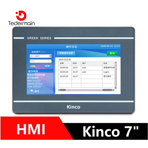 Kinco – écran tactile HMI 7 pouces GL070 GL070E, 800x480 Ethernet, 1 USB, mise à niveau de