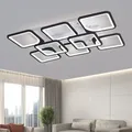 Plafonnier LED en acrylique au design moderne éclairage d'intérieur luminaire décoratif de