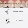Mini butée à sertir orthodontique sur arc dentaire tubes croisés Minitubos Ortodoncia 0.5mm