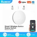 Commutateur de scène intelligent Tuya Zigbee bouton sans fil pour la maison intelligente contrôle