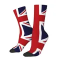 Chaussettes Union Jack pour hommes et femmes unisexe cool Royaume-Uni britannique printemps