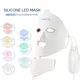 Foreverlily-Masque facial LED en silicone pour le visage et le cou 7 couleurs lumière LED photon