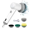 Brosse de nettoyage électrique sans fil brosse de nettoyage professionnelle pour la cuisine la