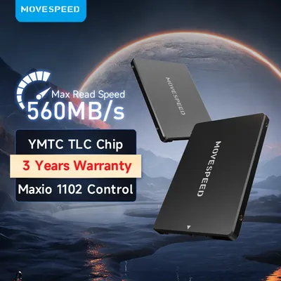 MOVESPEED-Disque SSD interne SATA 3.0 560 MBumental Maxio 1102 Control TLC Nand Flash Disque
