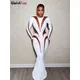 Weird Puss-Robe patchwork en maille pour femme manches longues col rond robe maxi batterie