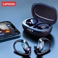 Lenovo LP75 Auricolari Bluetooth 5.3 TWS Cuffie sportive wireless Display digitale a LED Auricolari