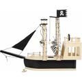 Small foot 12411 - Piratenschiff aus Holz, 77x18x58 cm - small foot GmbH & Co. KG