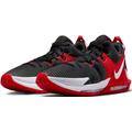 Basketballschuh NIKE "LeBron Witness 7" Gr. 45,5, schwarz-weiß (black, white) Schuhe Stoffschuhe