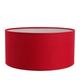 Abat-jour rond en coton rouge Ø 60cm Hauteur 25cm