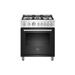 30in Master Series range - Electric oven - 5 aluminum burners - BK - 30