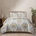 Style Quarters 3pc Duvet Cover Set-Damask-1 Duvet Cover+2 Shams-King