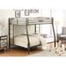 Full XL/Queen Bunk Bed No Box Spring Needed, Easy Assembly