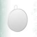 10X Magnifying Glass Mirror 10X Magnifying Glass Mirror Wall Small Round Compact Makeup Mirror Pocket Cosmetic Mirror Magnification Bathroom Makeup Tool(White)