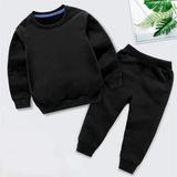 Baby Deals!Winter Savings !Fall Outfits Boys Toddler Fall Outfits for Toddler Girl Boy Fleece Sweatshirt and Sweatpants Outfit Set Cotton Toddlers Halloween Outfits for Boys 6-7 Years