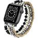 V-MORO Beaded Bracelet Compatible for Apple Watch Band 38mm 40mm 41mm Women Fashion Handmade Elastic Stretch Strap for iWatch Series SE 8 7 6 5 4 3 2 1