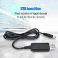 Lifetechs USB DC 5V to 8.4V/9V/12V 5.5x2.1mm Male Plug Power Supply Step-up Adapter Cable