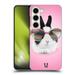 Head Case Designs Funny Animals Pretty Bunny In Sunglasses Hard Back Case Compatible with Samsung Galaxy S23 5G