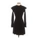 J.O.A. Just One Answer Casual Dress: Black Dresses - Women's Size Small