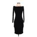 Patty Boutik Casual Dress: Black Dresses - Women's Size Small