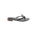 Kate Spade New York Sandals: Slip-on Chunky Heel Casual Black Shoes - Women's Size 7 - Open Toe
