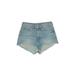 Divided by H&M Denim Shorts: Blue Solid Bottoms - Women's Size 8 - Light Wash