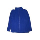 Lands' End Fleece Jacket: Blue Jackets & Outerwear - Kids Boy's Size 18