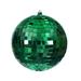 Vickerman 733752 - 4.75" Green Mirror Ball Christmas Tree Ornament (4 Pack) (N233204)