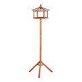 PawHut Bird Table Wooden Feeding Station with Stand for Garden Wooden 153cm