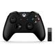 Microsoft PC Xbox Black Controller with Wireless Adapter for Windows