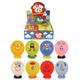 Party Balloons Balloon animal funny face heads with stickers and animal feet party bag filler pack of 16