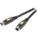 SpeaKa Professional S-Video VHS Cable [1x S-Video plug - 1x S-Video plug] 5.00 m Black