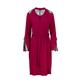 Women's Red Dressing Gown - Viscose & Lace Medium Oh!Zuza Night & Day