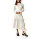 Free People Womens Ivory Angel Wings Maxi Dress