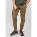 Cargohose ALPHA INDUSTRIES "ALPHA Men - Cargo Pants Combat Pant LW" Gr. 29, Normalgrößen, grün (khaki) Herren Hosen Cargohosen