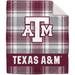 Pegasus Texas A&M Aggies 50" x 60" Plaid Flannel Sherpa Plush Blanket