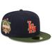 Men's New Era Navy Los Angeles Dodgers Sprouted 59FIFTY Fitted Hat